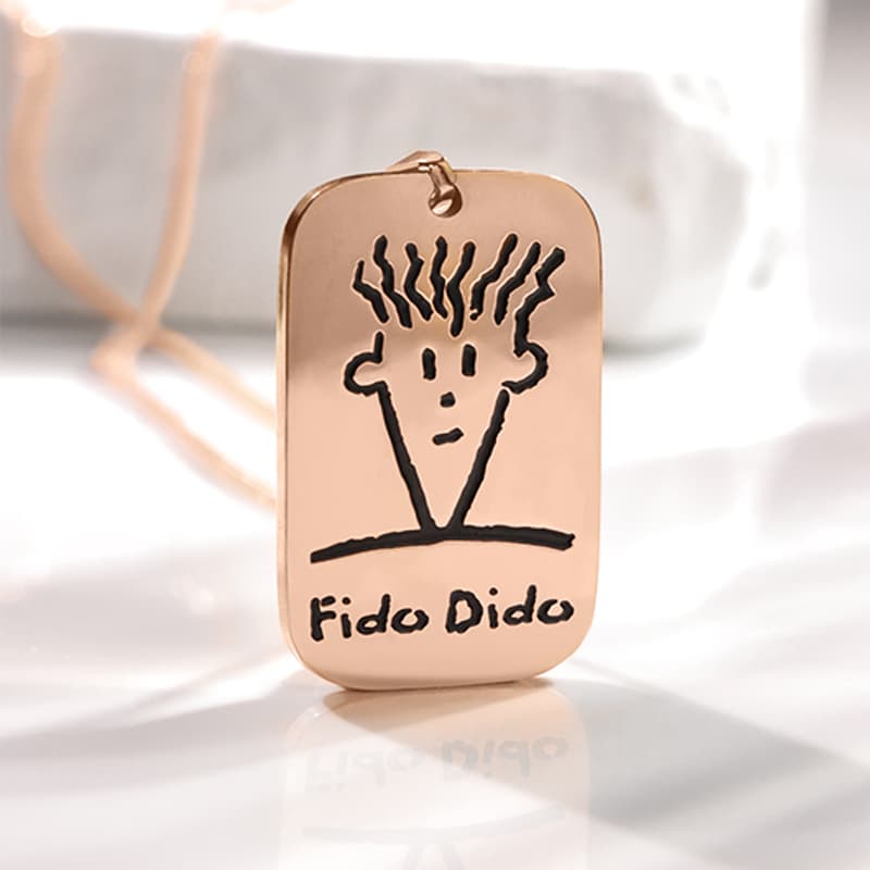 Ожерелье FIDO DIDO ins - изображение 4