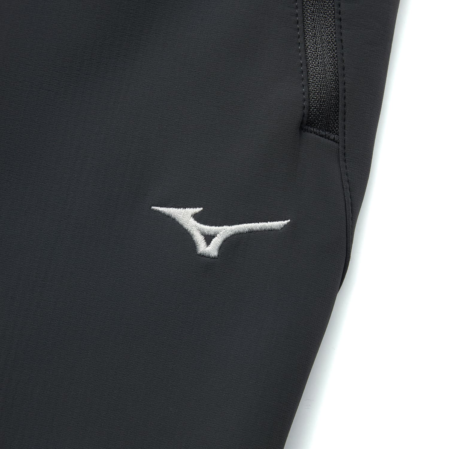 Штаны Mizuno Essential Carbon Gray Мужские ветрозащитные штаны - изображение 6