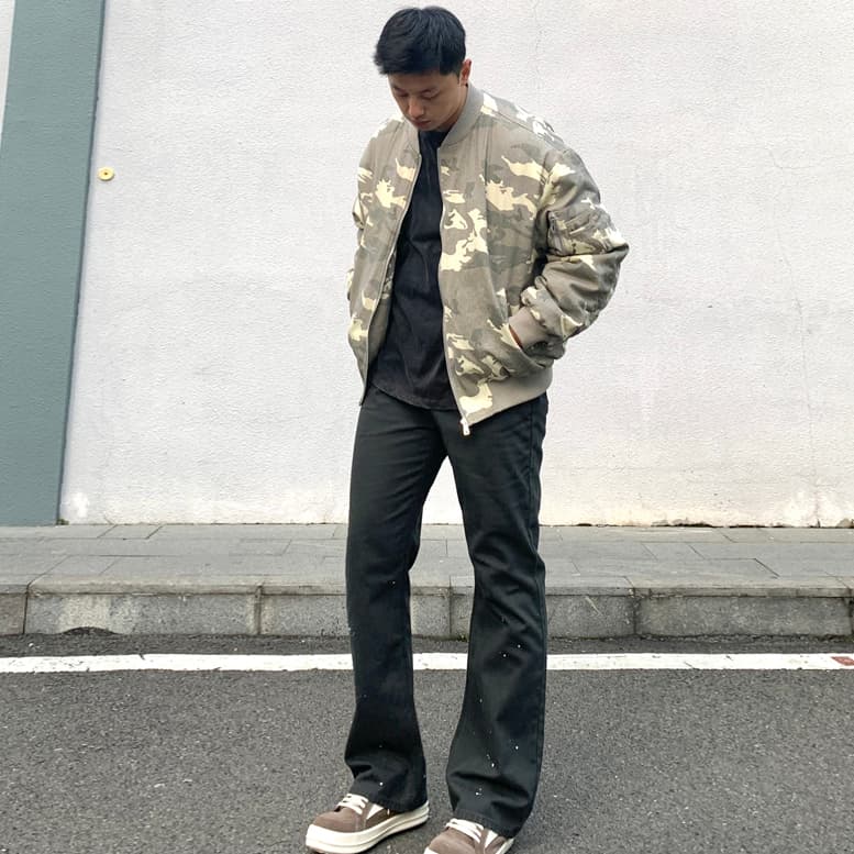 Зимняя куртка пуховик ANYWEARLAB Gray Camouflage Men's Down Jackets (Puffers) ANYWEARLAB Серый Камуфляж Мужские Пуховики - изображение 4
