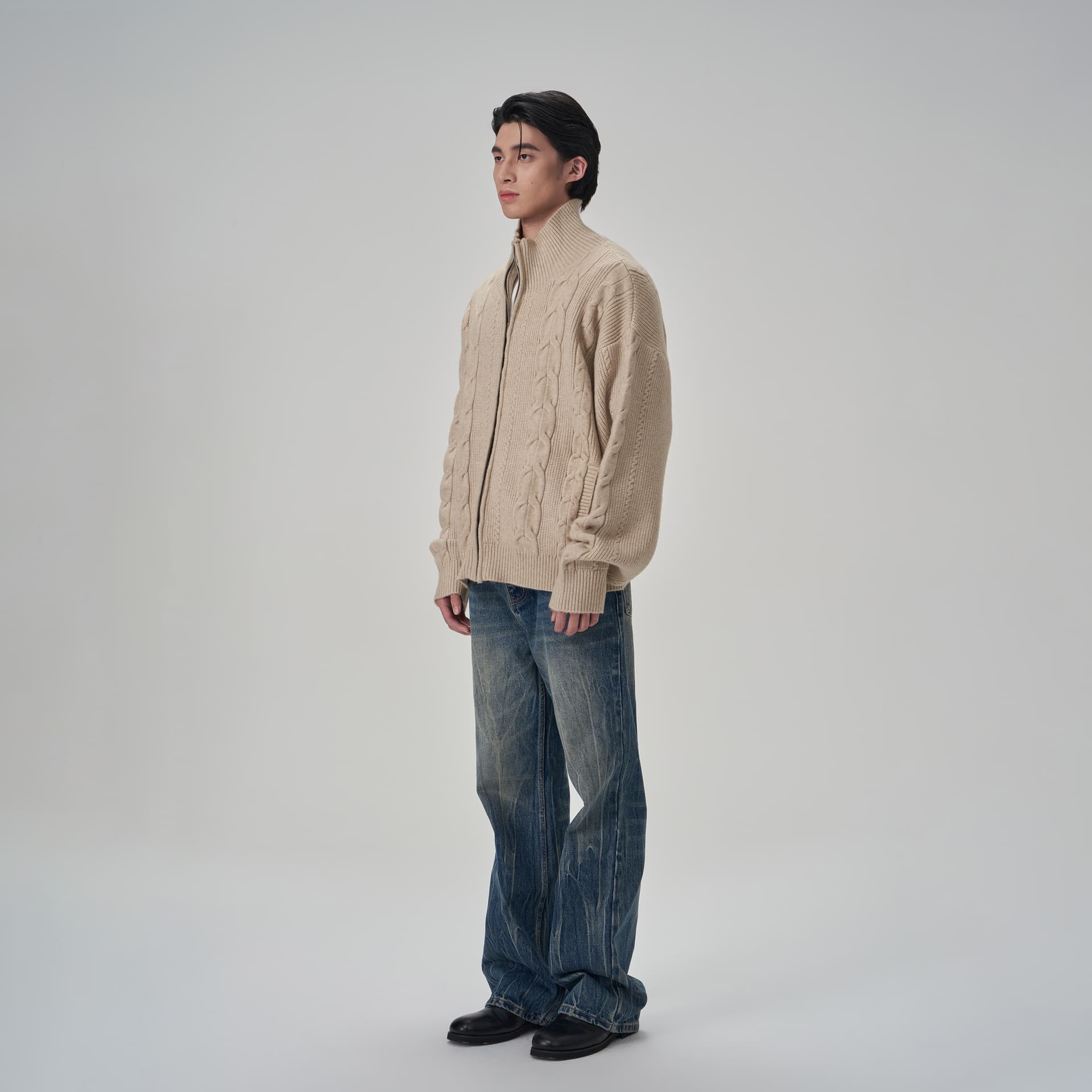 ANYWEARLAB Абрикос Унисекс Трикотаж - изображение 4