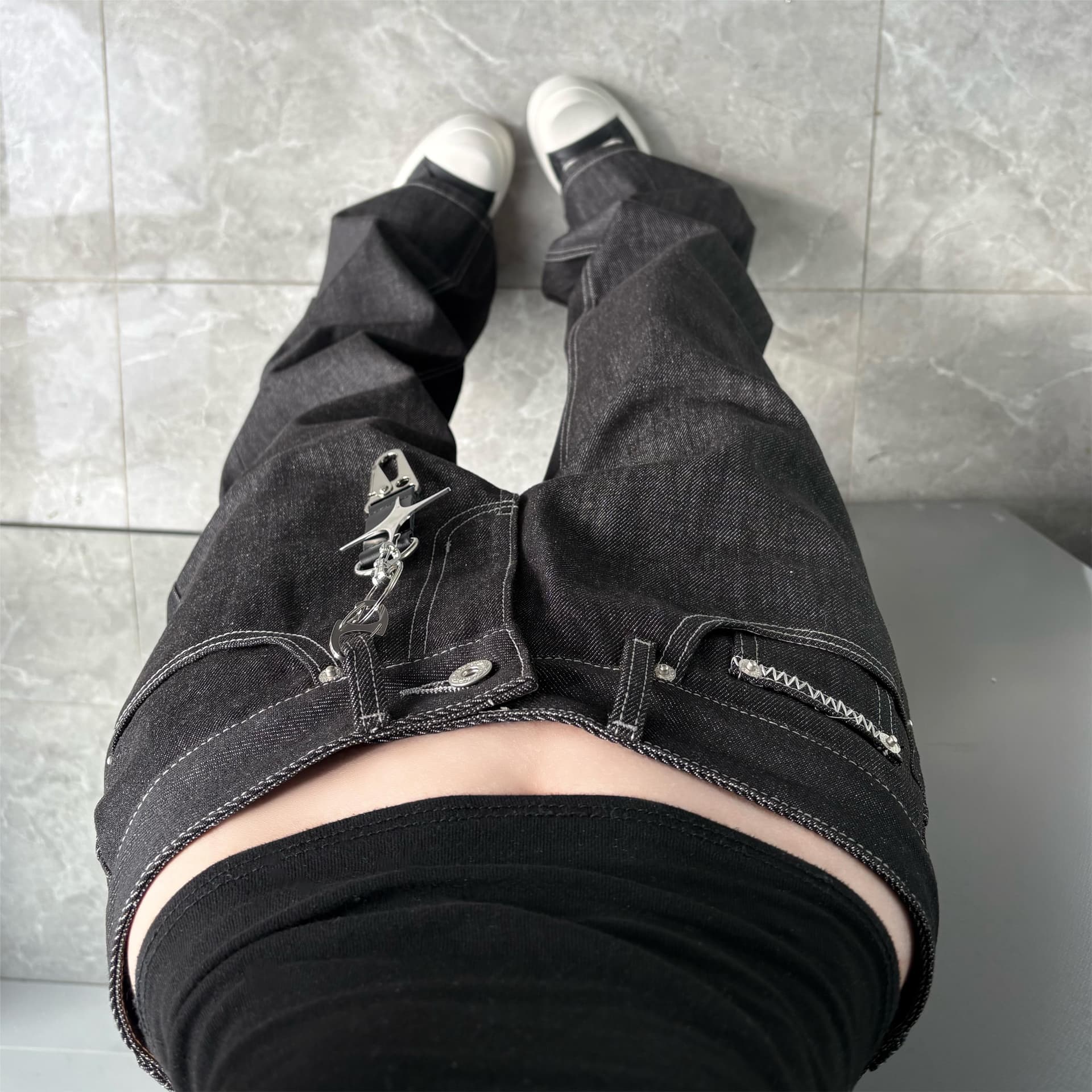 Штаны ANYWEARLAB Унисекс Джинсы - изображение 3