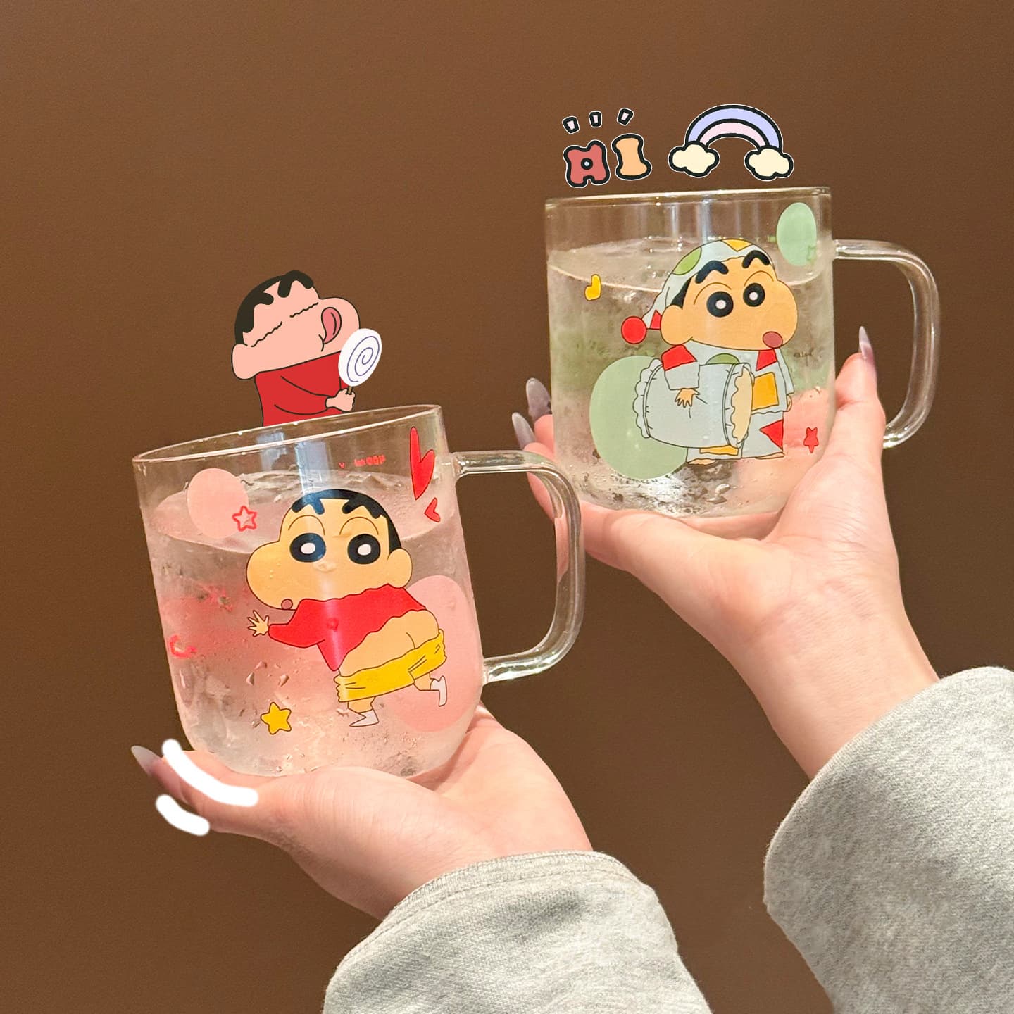 Crayon Shinchan Стеклянные чашки - изображение 2