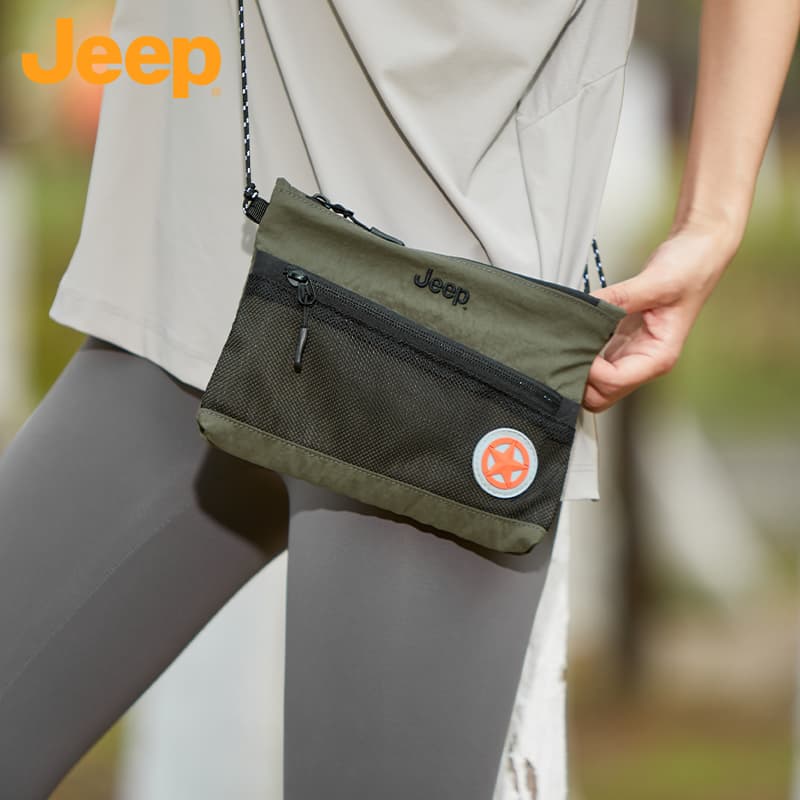 Сумка через плечо Jeep Нейлоновые сумки через плечо Стандартные (Стандартные) Унисекс Лимон Оливковый Зеленый Графитовый Черный - изображение 3