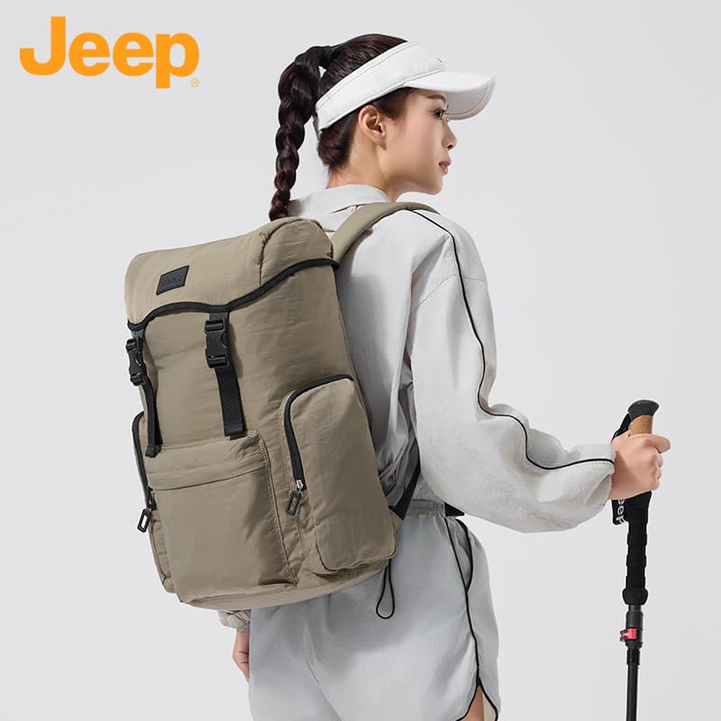 Рюкзак Jeep Моющийся тканевый рюкзак унисекс хаки - изображение 4