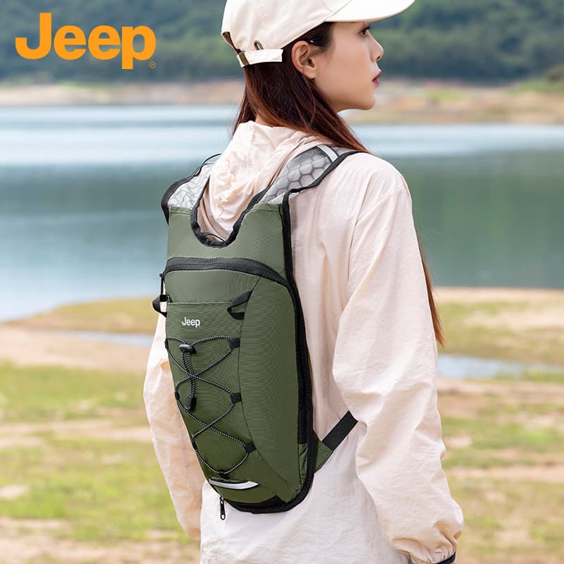 Jeep Outdoor Lifestyle Туристические сумки Нейлон Обсидиан Черный Армейский Зеленый Унисекс - изображение 5