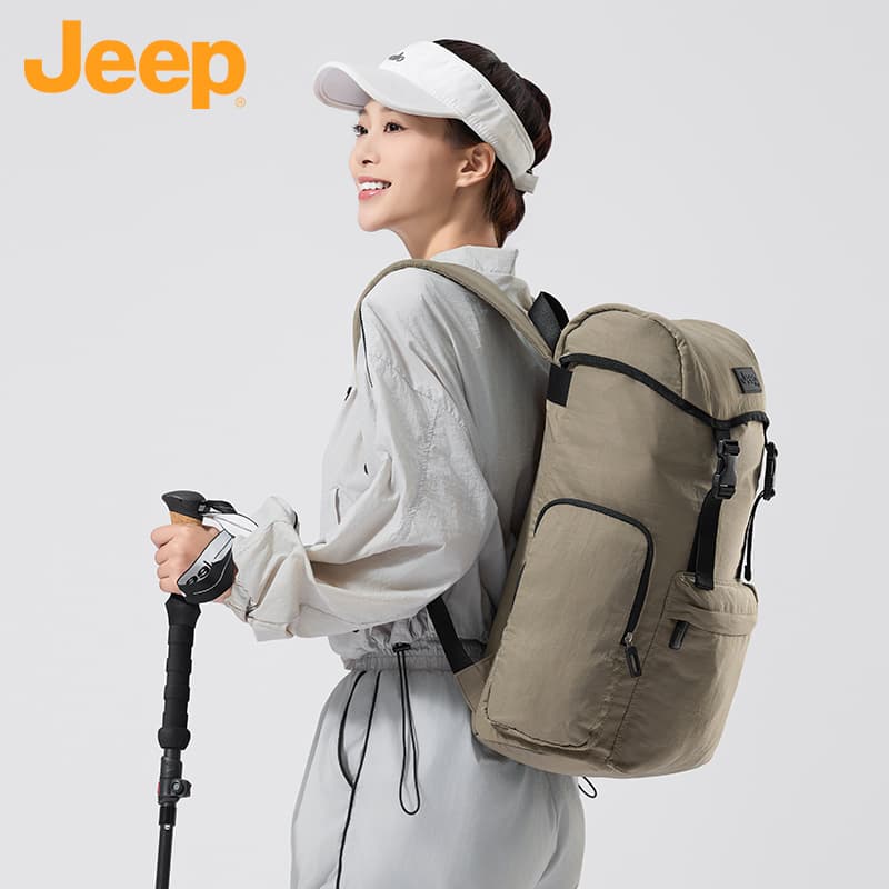 Рюкзак Jeep Моющийся тканевый рюкзак унисекс хаки - изображение 3