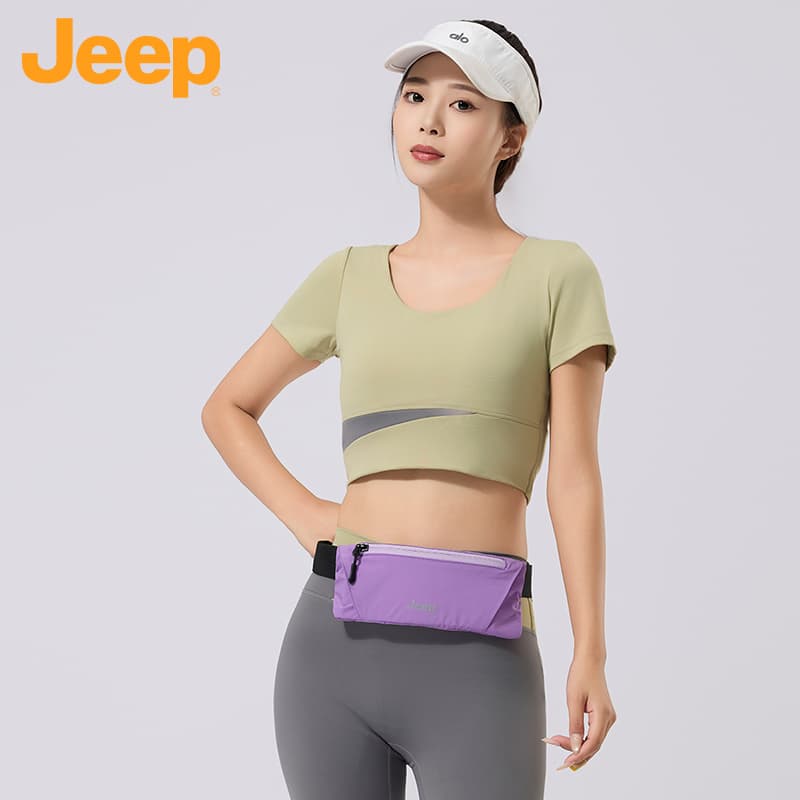 Поясная сумка Jeep Полиэстеровая ткань Поясная сумка (бандана) Стандартная Унисекс Ночной черный Лимонный Сиреневый - изображение 3