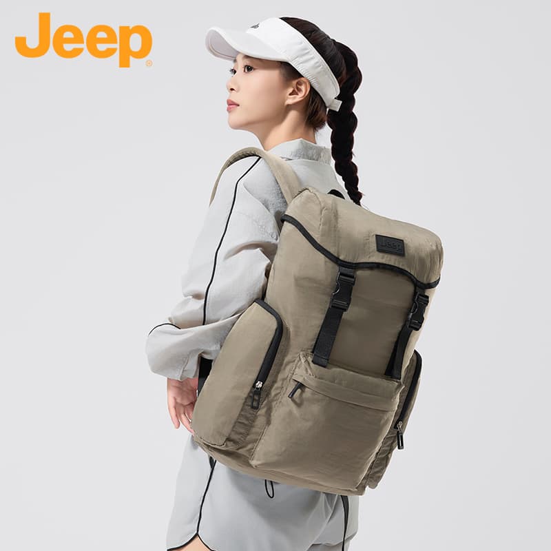 Рюкзак Jeep Моющийся тканевый рюкзак унисекс хаки - изображение 5