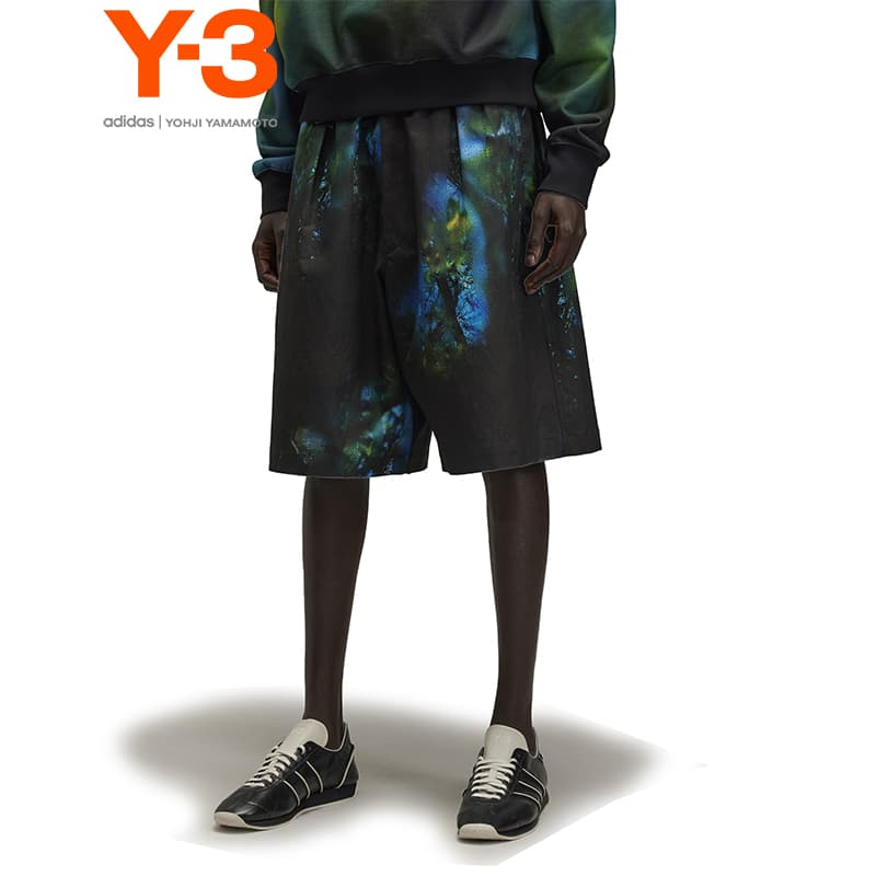 Y-3 Удобно и модно шорты карго мужской черный - изображение 4