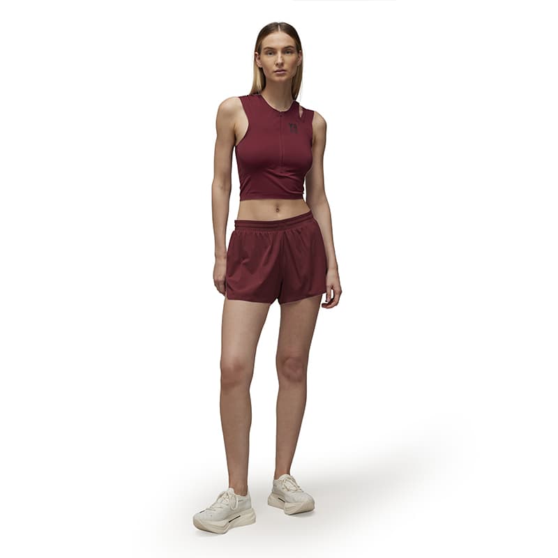 Y-3 RUN SHORTS Дышащий Удобные спортивные шорты Женский Бордовый - изображение 5