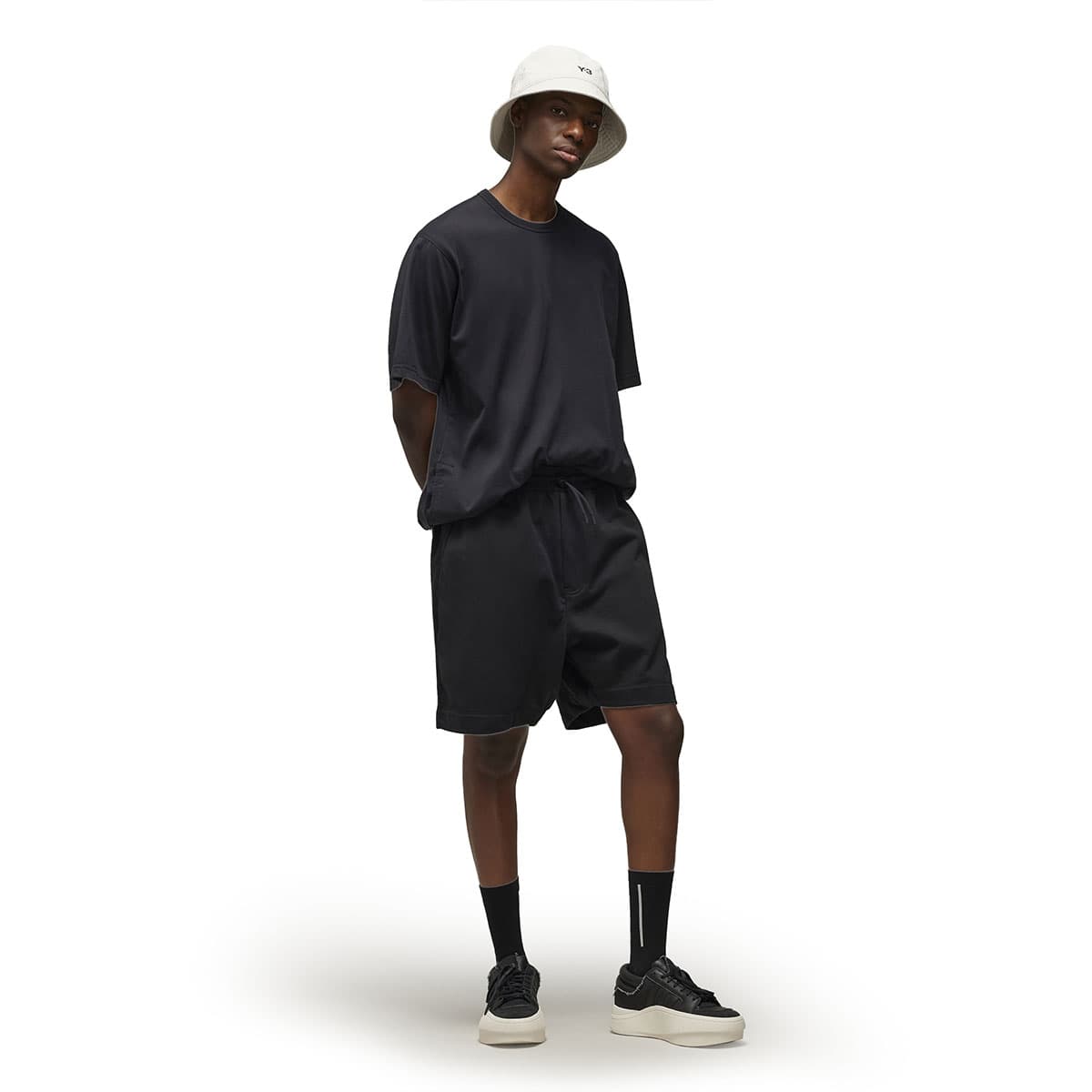 Шорты Y-3 FT SHORTS Летний Повседневные шорты Мужской Черный - изображение 4