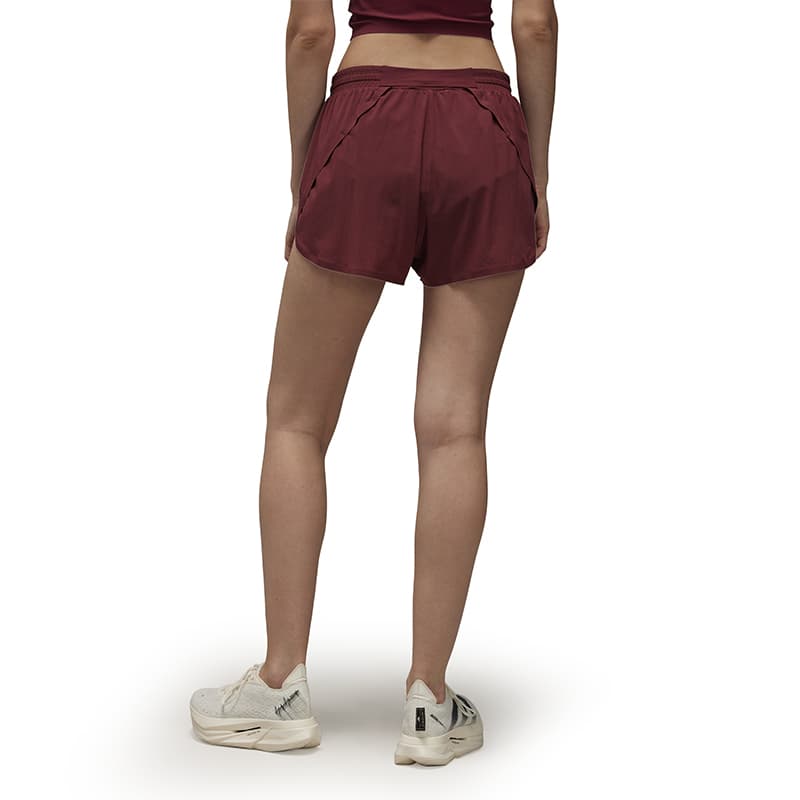 Y-3 RUN SHORTS Дышащий Удобные спортивные шорты Женский Бордовый - изображение 4
