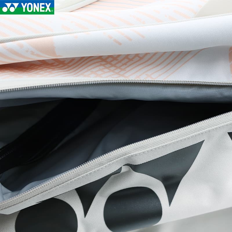 Спортивная сумка YONEX Ткань + Искусственная кожа Спортивная сумка Унисекс Пляж Бежево-желтая - изображение 4