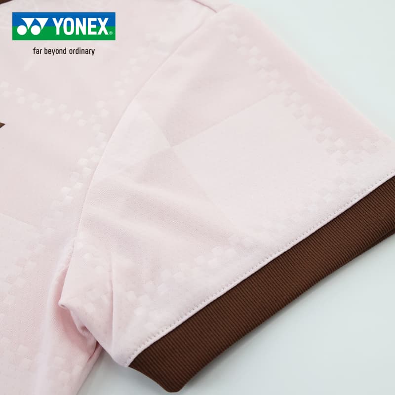 Футболка YONEX Розовые Женские T-рубашки - изображение 4