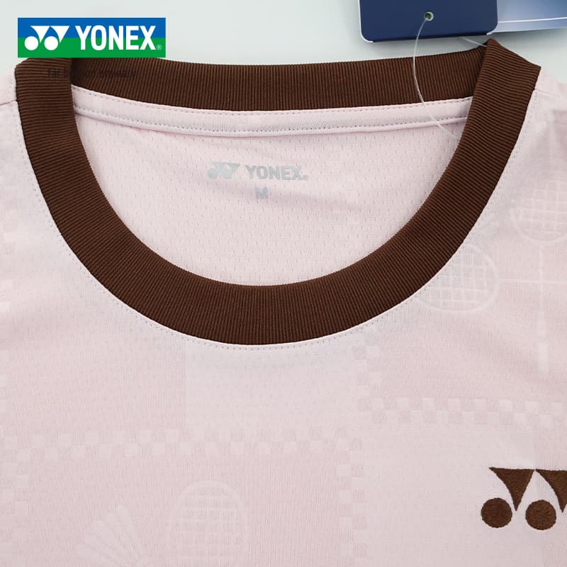 Футболка YONEX Розовые Женские T-рубашки - изображение 3