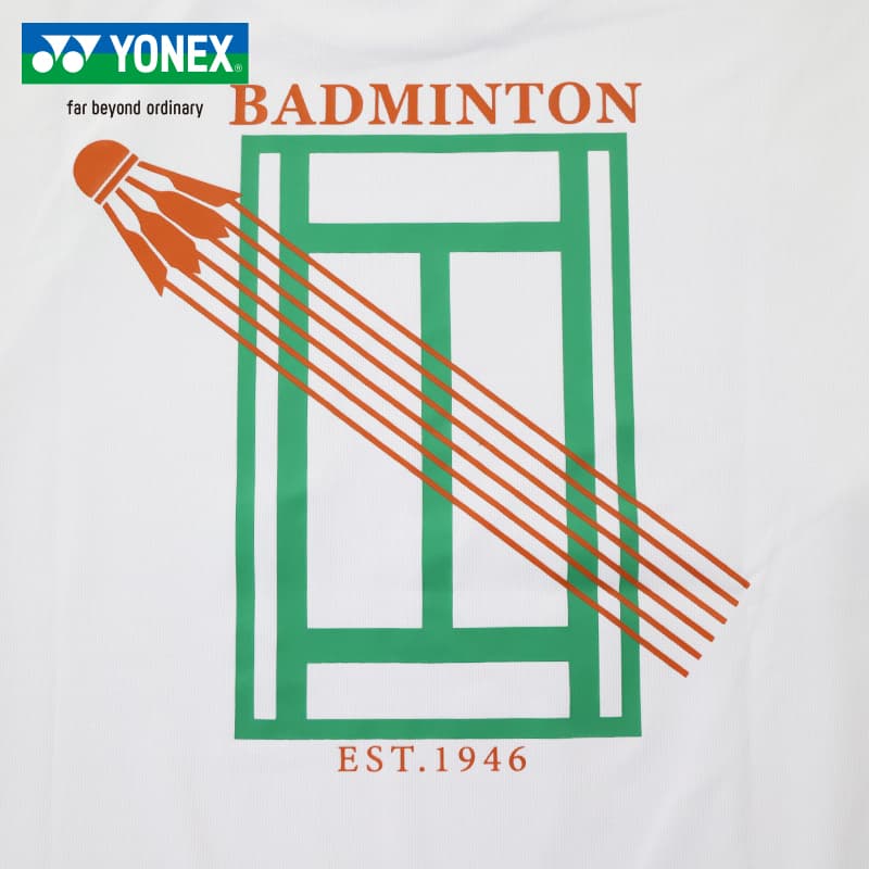 Футболка YONEX Белая Мужская Футболка - изображение 3