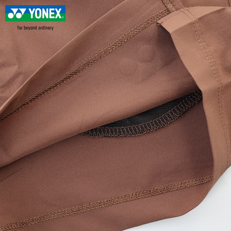 YONEX Темно-коричневые спортивные шорты для женщин - изображение 7