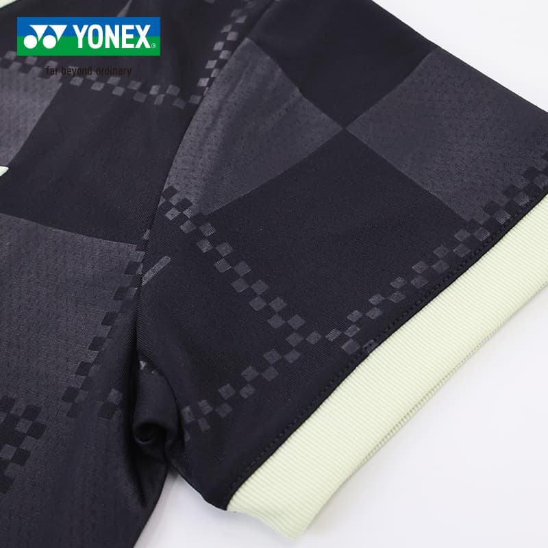 Футболка YONEX 007 Черная мужская футболка - изображение 4