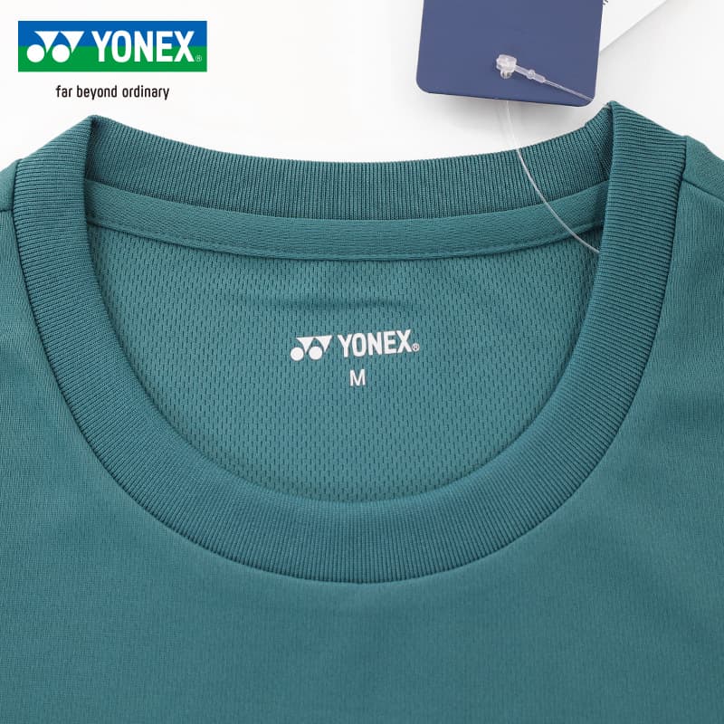 Футболка YONEX T Рубашка Женская Синяя Зеленая - изображение 3