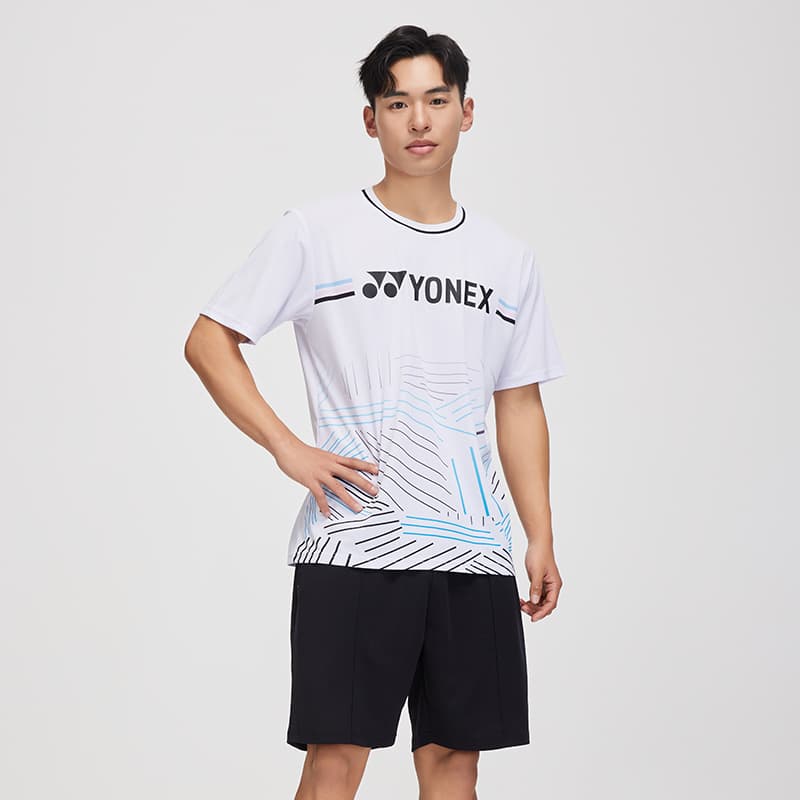 Футболка YONEX Competition Collection T-рубашка мужская белая - изображение 3