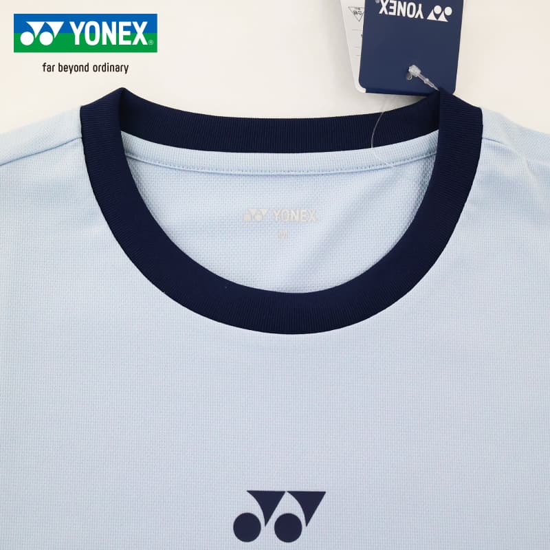 Футболка YONEX Синий Жемчужный Мужские T-рубашки - изображение 2
