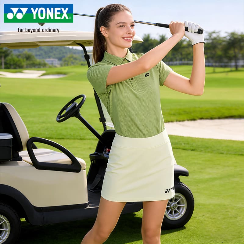 YONEX Женская Гольф Короткий Рукав Поло Женская - изображение 3