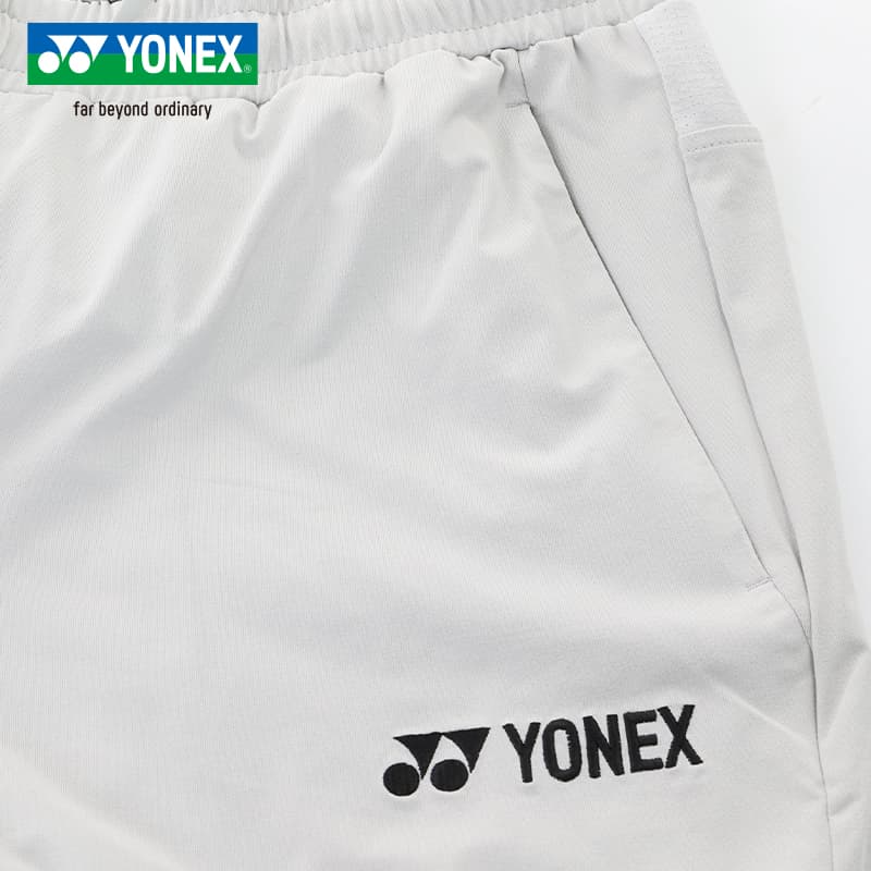 Штаны YONEX Повседневные штаны Унисекс Дымчатый Серый Серебряный - изображение 3