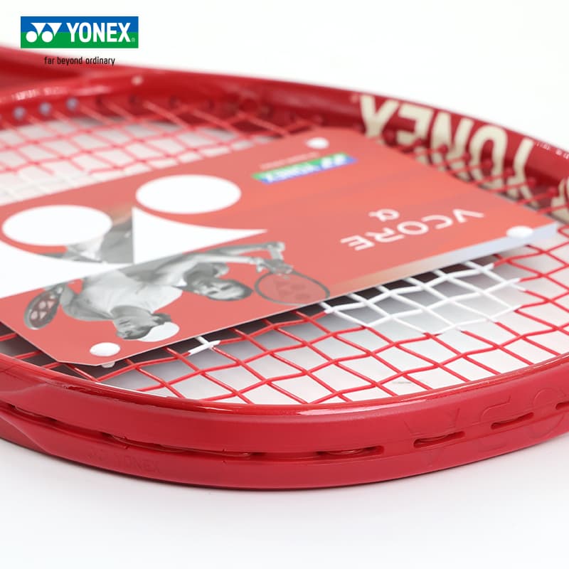 YONEX 08VCAPGC Примерно 275 г Ракетка Вес 100 Квадратных Дюймов Голова Размер Камень-красный Унисекс Теннисные Ракетки - изображение 4