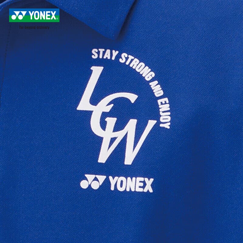 Поло YONEX Товар Синий Мужская Рубашка Поло - изображение 3