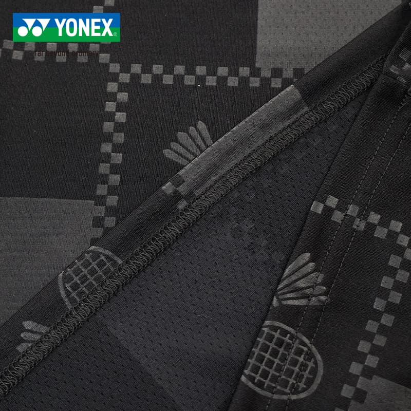 Футболка YONEX 007 Черная мужская футболка - изображение 6