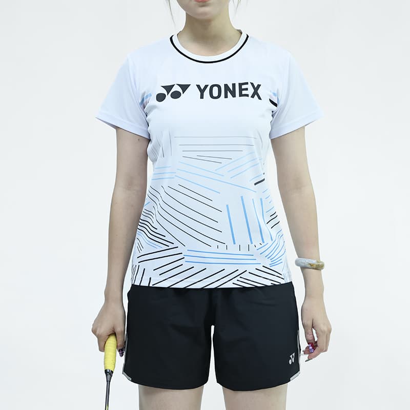 Футболка YONEX Competition Collection T-рубашка Женская Белая - изображение 3