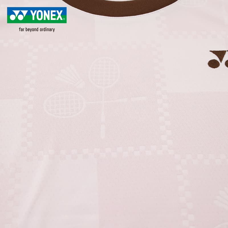 Футболка YONEX Розовые Женские T-рубашки - изображение 5