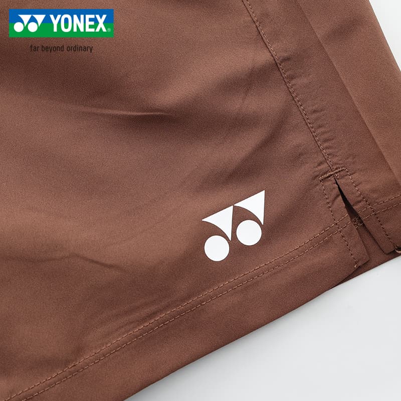 YONEX Темно-коричневые спортивные шорты для женщин - изображение 5