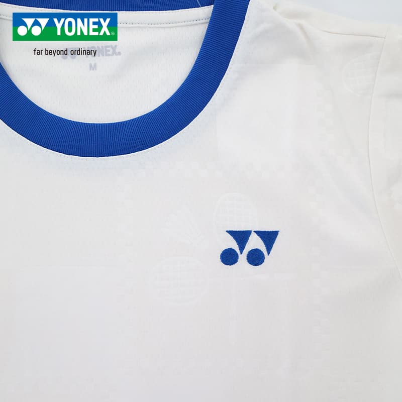 Футболка YONEX Айвори Белый Женские T-рубашки - изображение 4