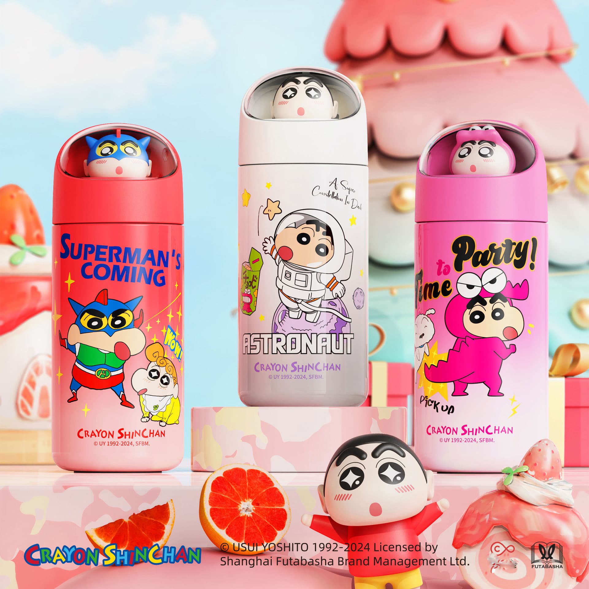 Crayon Shinchan Покемон Плюшевый Термокружка 350 мл - изображение 2