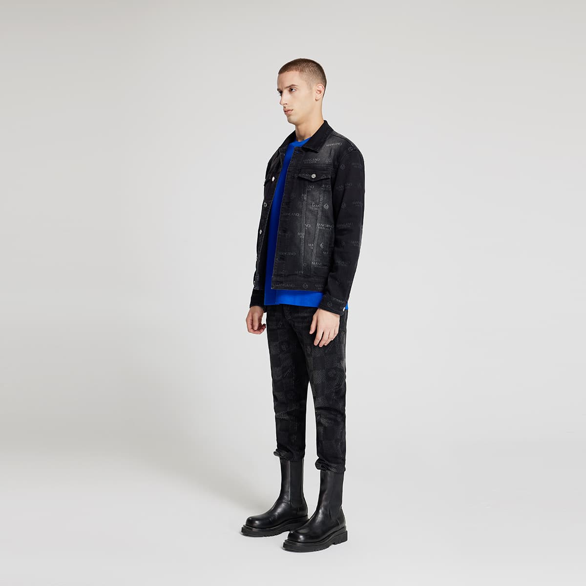 Джинсовая куртка MANGANO FW23 - изображение 14