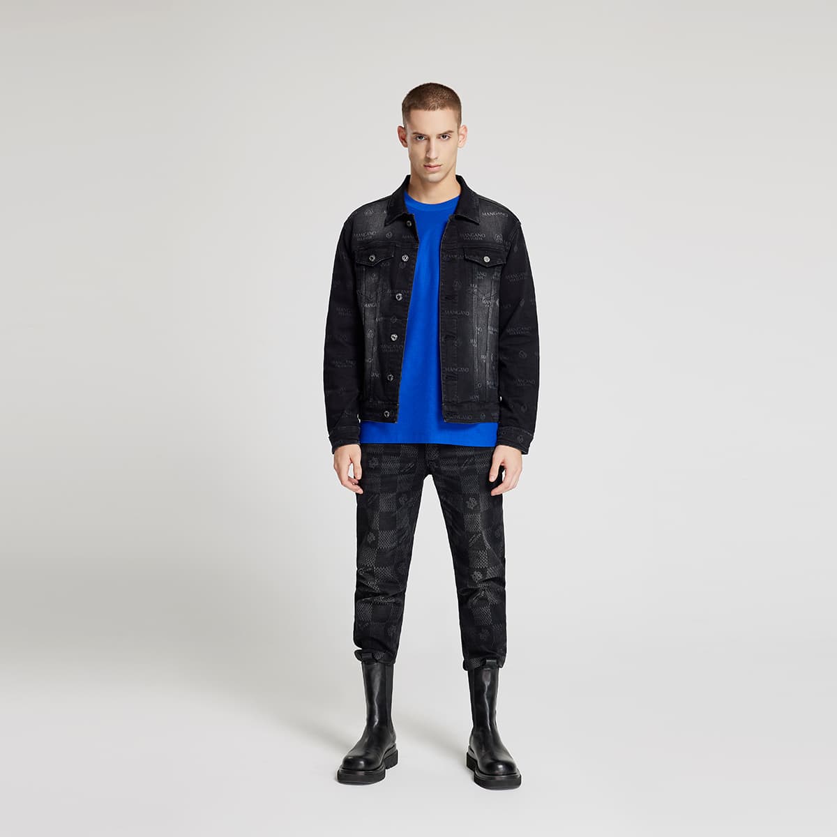 Джинсовая куртка MANGANO FW23 - изображение 12