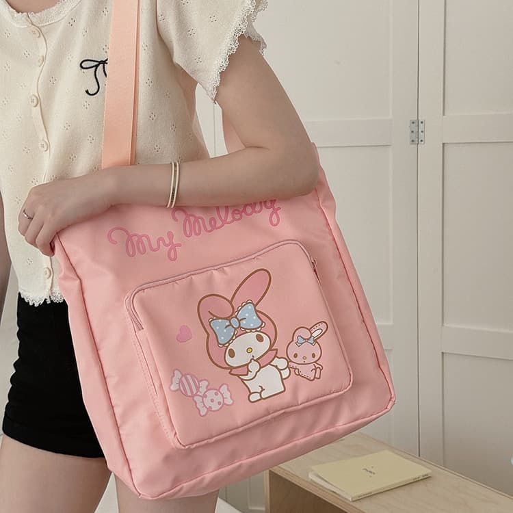 Мини-сумка Sanrio Полиэстер Сумка через плечо Стандартная Унисекс Многоцветная - изображение 9