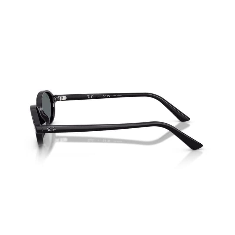 Солнцезащитные очки RayBan OVAL SUNGLASSES Унисекс Черный - изображение 4