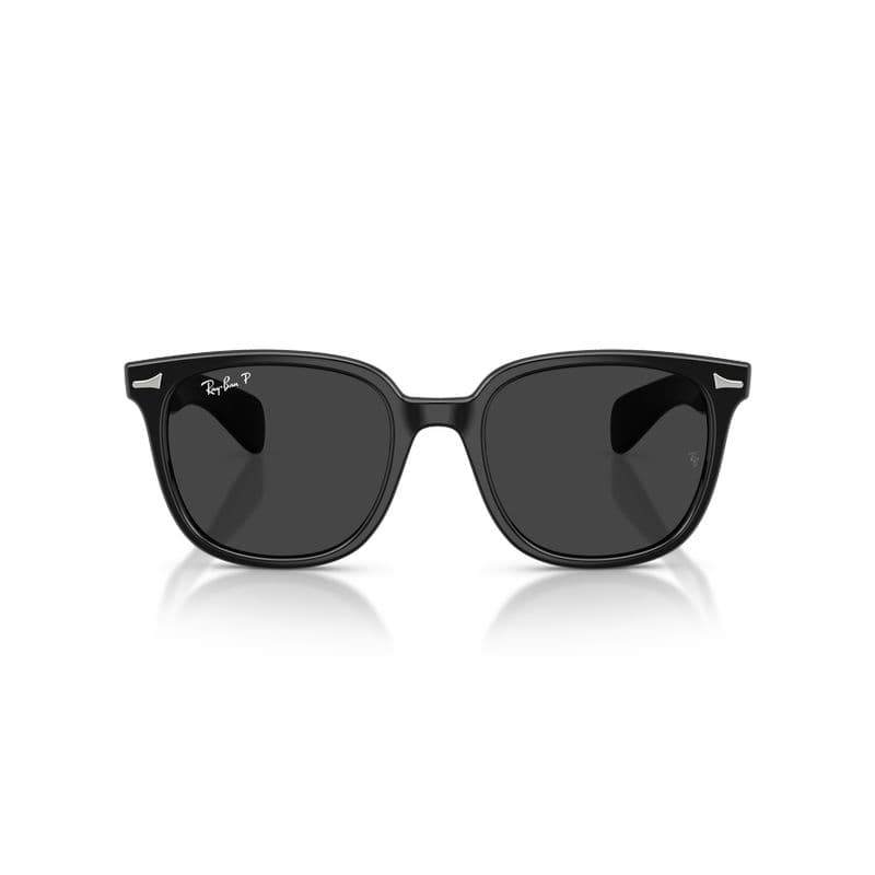 Солнцезащитные очки RayBan Ацетатная пластина Квадратная форма Солнцезащитные очки Унисекс Яркий черный - изображение 6