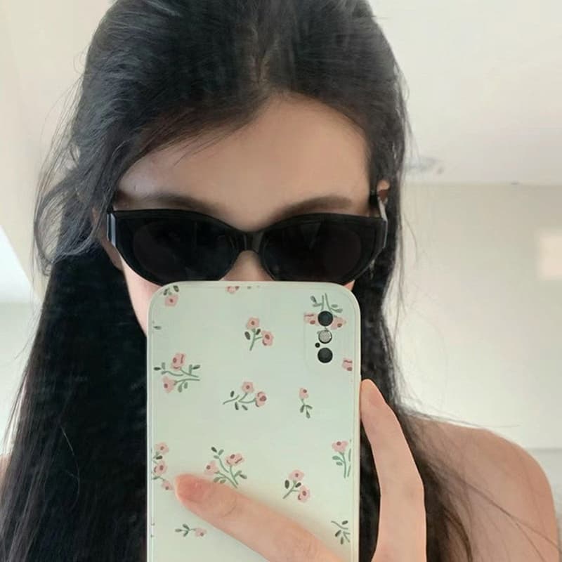 Солнцезащитные очки VINEY Солнцезащитные очки с узором "Кошачий глаз" Унисекс - изображение 5