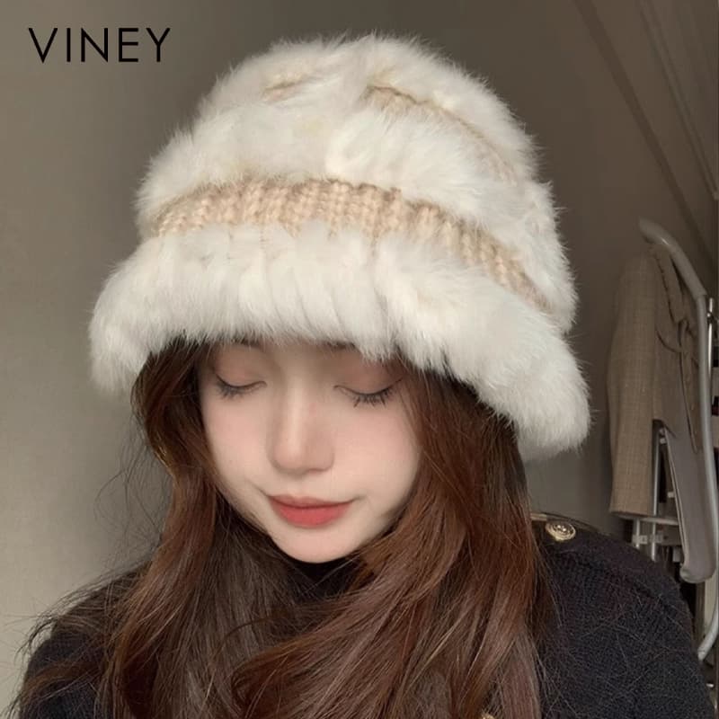 Шапка VINEY Полиэстеровая шапка-бини для женщин - изображение 4