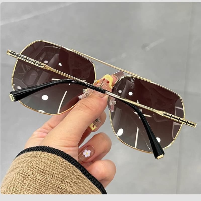 Солнцезащитные очки VINEY Металлические Aviator Солнцезащитные очки Унисекс - изображение 3