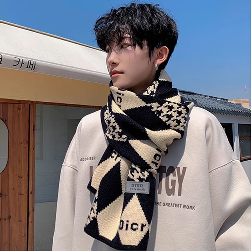 Шарф VINEY Полиэстер нейлон Knit Scarves Unisex - изображение 2