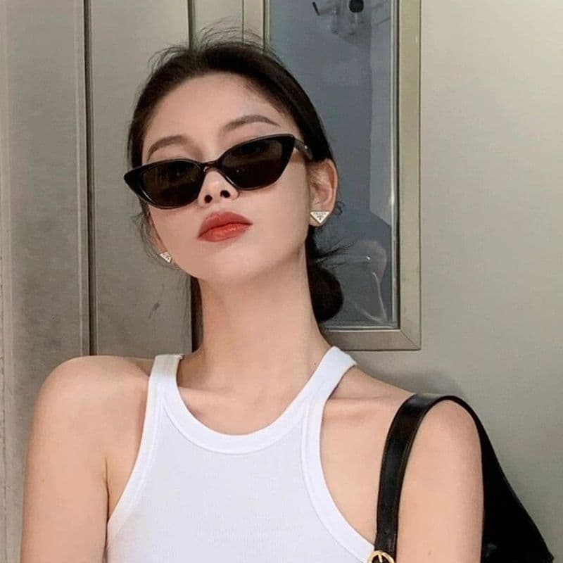Солнцезащитные очки VINEY Смола Кошачий глаз Солнцезащитные очки Женские - изображение 2