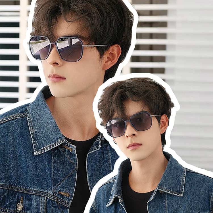Солнцезащитные очки VINEY Металлические фигурные солнцезащитные очки унисекс - изображение 5