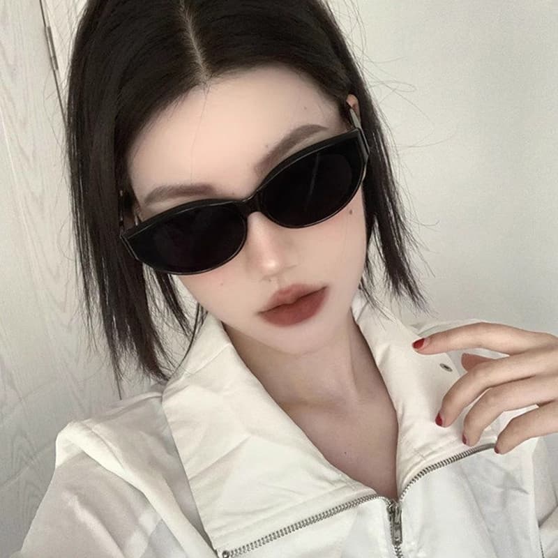 Солнцезащитные очки VINEY Солнцезащитные очки с узором "Кошачий глаз" Унисекс - изображение 6