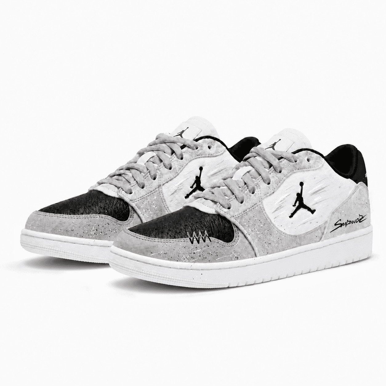 Кроссовки Jordan COURT CONNECT AJ1 SPACEX DUNK - изображение 3