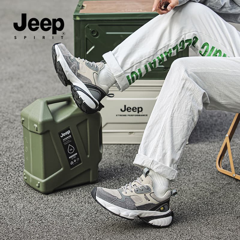 Кроссовки JEEP SPIRIT Низкий топ массивные кроссовки мужские TIME серый - изображение 11