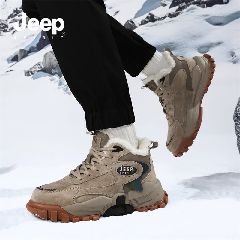 Ботинки зимние JEEP SPIRIT Термический Износостойкий Амортизирующий Увеличивающий Высоту - изображение 7